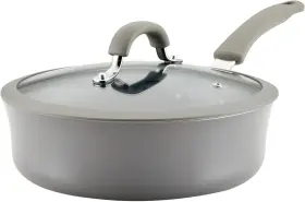 Meyer Corporation 214129840045 Cook Create Nonstick Saut Pan With Lid 3 Quart Gray