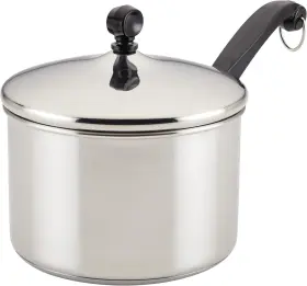 50003 Meyer Corporation Farberware Classic 3 Quart Ss Sauce Pan Lid Induction Dishwasher/metal Utensil Safe