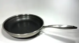 Sus304 Michelangelo 12 Inch Frying Pan Ss Non-stick Gas Electric Induction