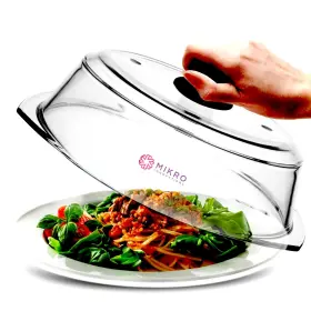 Pyx-30-11h Mikro Innovations Large Glass Microwave Splatter Cover 100% Food Safe Bpa Free