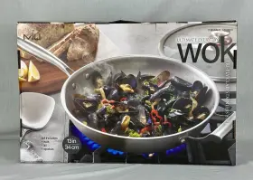 1859820 Miu Stainless Steel Wok 13 Inch Open Box Excellent Condition