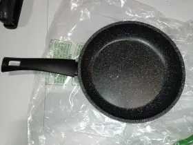Mp-rovp24mo110 Mopita Roccia Viva Non-stick Forged Aluminum Black Speckled Fry Pan Italy