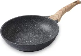 Motase 799104018157 9.5 Inch Nonstick Frying Skillet Granite Coating Omelette Pan 100% Pfoa Free