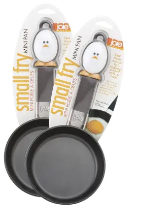 Msc International 781723261052 Joie Mini Nonstick Egg And Fry Pan 4.5 Inch Set Of 2