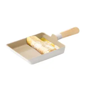 804866 Neoflam Fika Kitchen Nonstick 6-inch Tamagoyaki Pan Wooden Handle Japanese Omelette