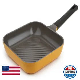 B01a04ilc4 Neoflam 11 Ceramic Nonstick Square Grill Pan Corn Yellow