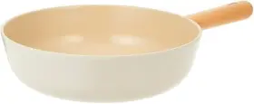 Ek-fa-w26 Neoflam Fika 10 Inch Stir Frying Wok For Stovetops And Induction Wood Handle Nonstick