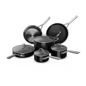 79829349 Ninja Foodi Neverstick Essential 11pc Nonstick Cookware Set - Black