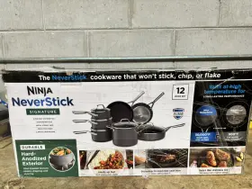 88114624 Ninja Neverstick Signature 12pc Nonstick Hard-anodized Oven Safe Cookware Set