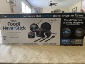 C19600 Ninja Foodi Neverstick 11-piece Cookware Set Guaranteed To Never Stick