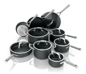 C39900 Ninja Neverstick Foodi Cookware Set Slate Grey 16 Piece/ Open Box/new.t