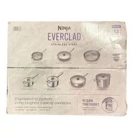 C99000a Ninja Everclad 12-piece Tri-ply Commercial-grade Stainless Steel Cookware
