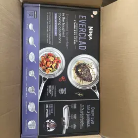 C99012 Ninja 12 Piece Everclad Stainless Steel Pot And Pans Set