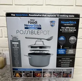 Cw202gy Ninja Foodi Neverstick Premium Set Possiblepot 7 Quart Multi Purpose Pot