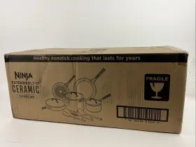 Cw49011 Ninja Extended Life Essential Ceramic 11-piece Cookware Set Healthy Nonstick Nib