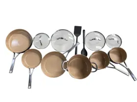 Cw89012 Ninja Extended Life Essential Ceramic 12-piece Cookware Set Nonstick