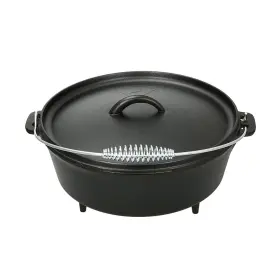 No 793879303883 5 Quart Pre-seasoned Nonstick Cast Iron Dutch Oven With Spiral Bail Handle