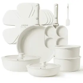 Ice-c03332 No Nonstick Cookware Sets 17 Pcs Granite Non Stick Pots And Pans Set