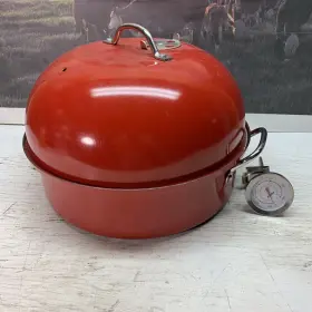 Nordic Ware 011172365569 Kettle Smoker Indoor Outdoor Red Stovetop And Grill Preowned No Book