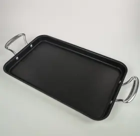 10330 Nordic Ware 2 Burner High Sides Griddle