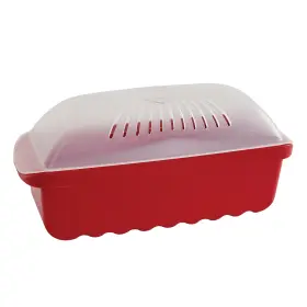 67100 Nordic Ware Microwave Pasta Cooker 6.4 Cup Red