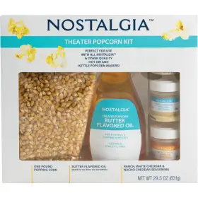 Nkpk401d1 Nostalgia Kettle And Hot Air Popcorn Kit