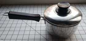 1901 Nu-way Vacumatic Vollrath N98t Lagostina Roma Stainless Pot Pan Saucepan With Lid 6 Inch Diameter