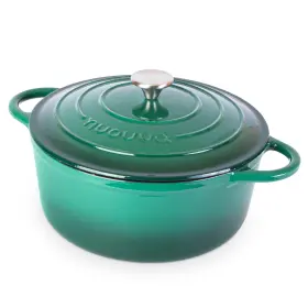 B0cvxxw9mk Nuovva Enamelled Cast Iron Dutch Oven Pot With Lid 6.4 Quart Non Stick Cassero