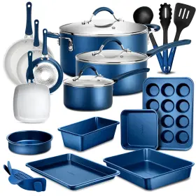 Nutrichef B09234l356 Kitchenware Pots Pans Set High-qualified Basic Kitchen Cookware