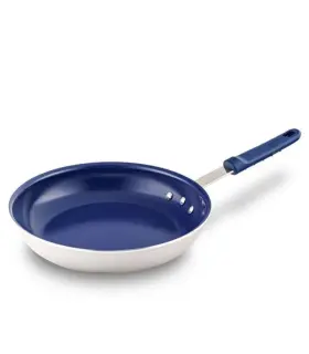 Ncfryp8 Nutrichef 8.5ftft Small Fry Pan - Non-stick Ceramic Coating With Silicone Handle