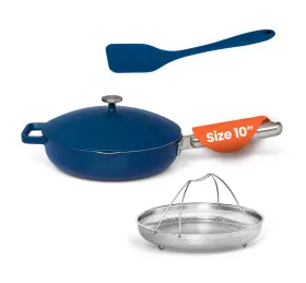 Nutricook 850057682038 Onepan 10.5 Ceramic Nonstick Saute Frying Sauce Skillet Oven Safe Induction New
