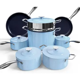 31909 Nuwave Lux 13pc Forged Lightweight Cookware Set Pfas Free Healthy G10 Duralon