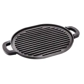 X10.21 Nuwave 652185311107 Cast Iron Grill 12.42 Inch Non-stick Grilling Surface Deep Ridges