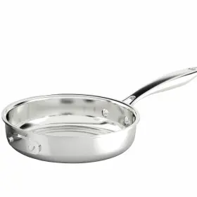 Nuwave 652185900424 Whole Body 3-ply Stainless Steel Frying Pan Skillet 8 Inch Premium 18/10 Even-h