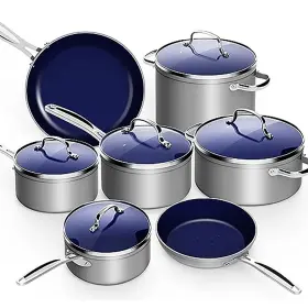Nuwave 652185900509 12pc Forged Lightweight Cookware Set G10