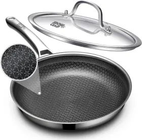 Oatofp 747759035012 Non Stick Frying Pans 12 Inch Hybrid Improved Version Nonstick W