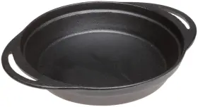 10161 Old Mountain Pie Pan - Pre-seasoned Cast Iron 12 X 9.5 2 Inches By