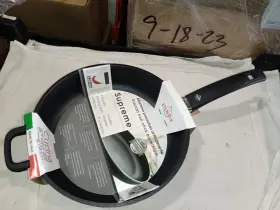 Art.21.28 Olympia Nutrichef 10ftft Medium Fry Pan-non-stick Pan With Silicone Hand