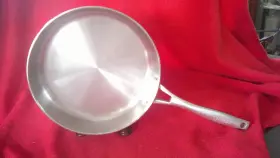 62754 Oneida 3 Quart Stainless Steel Sauce Saute Pan Cookware And Lid Induction Top