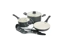 127761 Oster Ridge Valley 8 Piece Aluminum Cookware Set