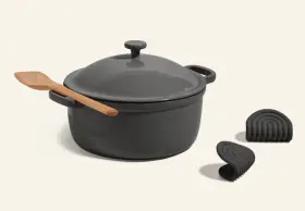 Our Place 674012466149 5.5 Quart 10.5 Inch Cast Iron Perfect Pot - Sage 1st Pic For Reference Of