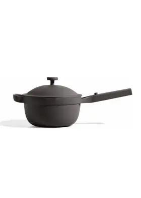 Our Place 674012467443 Mini Perfect Pot 2.5 Quart 8.5 Inch With Beechwood Spoon Char Gris Anthracite