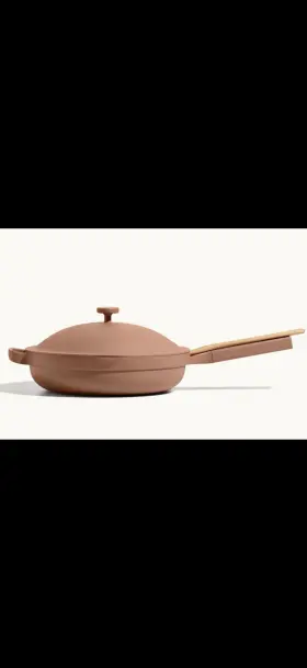 Our Place 713929385744 Always Pan 10.5 Inch Ceramic Nonstick Skillet With Steamer Basket