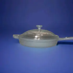 Our Place 731946355632 Always Pan 2.0 Blue Salt 10.5 Inch Nonstick Cast Iron W Glass Lid Our Place 731946355632 Always Pan 2.0 Blue Salt 10.5 Inch Nonstick Cast Iron W Glass Lid