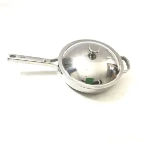 Our Place 810142481243 Titanium Always Pan Pro Chrome 2.9 Quart / 2.75l Stainless With Lid Read