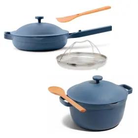 Our Place 810142483247 Cookware Duo - 7-piece Set Including The Always Pan Perfect Pot And Spatulas