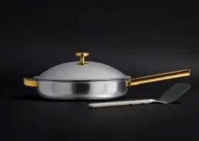 Our Place 810142484305 Titanium Large Always Pan Pro - 12.5 Inch 4.2 Qt No-coating Nonstick Skillet
