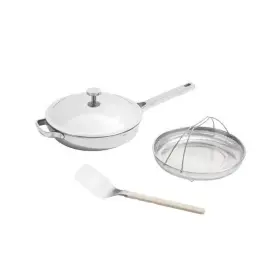 Our Place 810142485890 4pc Titanium 10.5 Inch Always Pan Pro With Steamer Silver