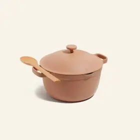 Our Place 850051746606 Perfect Pot 10.5 Inch Nonstick Ceramic And Roasting Rack Spice