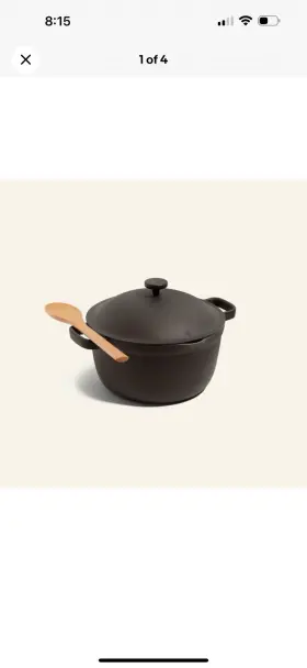 Our Place 850051746637 Perfect Pot By - Char-gris Anthracite 5.5 Quart Pre-owned Great Cond.pics